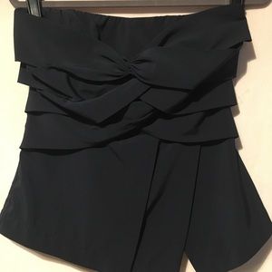 Forever 21 Navy strapless top